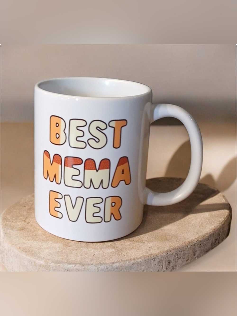 Best Mema Ever White Ceramic Mug